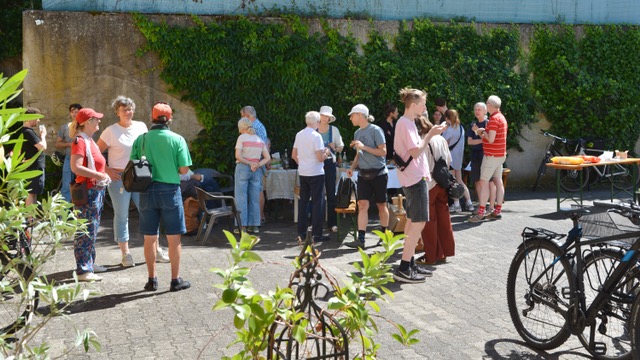 Tür an Tür - Station der Radtour durch 5 Projekte